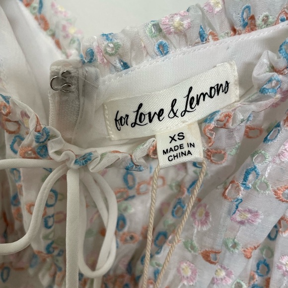 - NWT For love & lemons Libby Mini dress - Picture 4 of 4